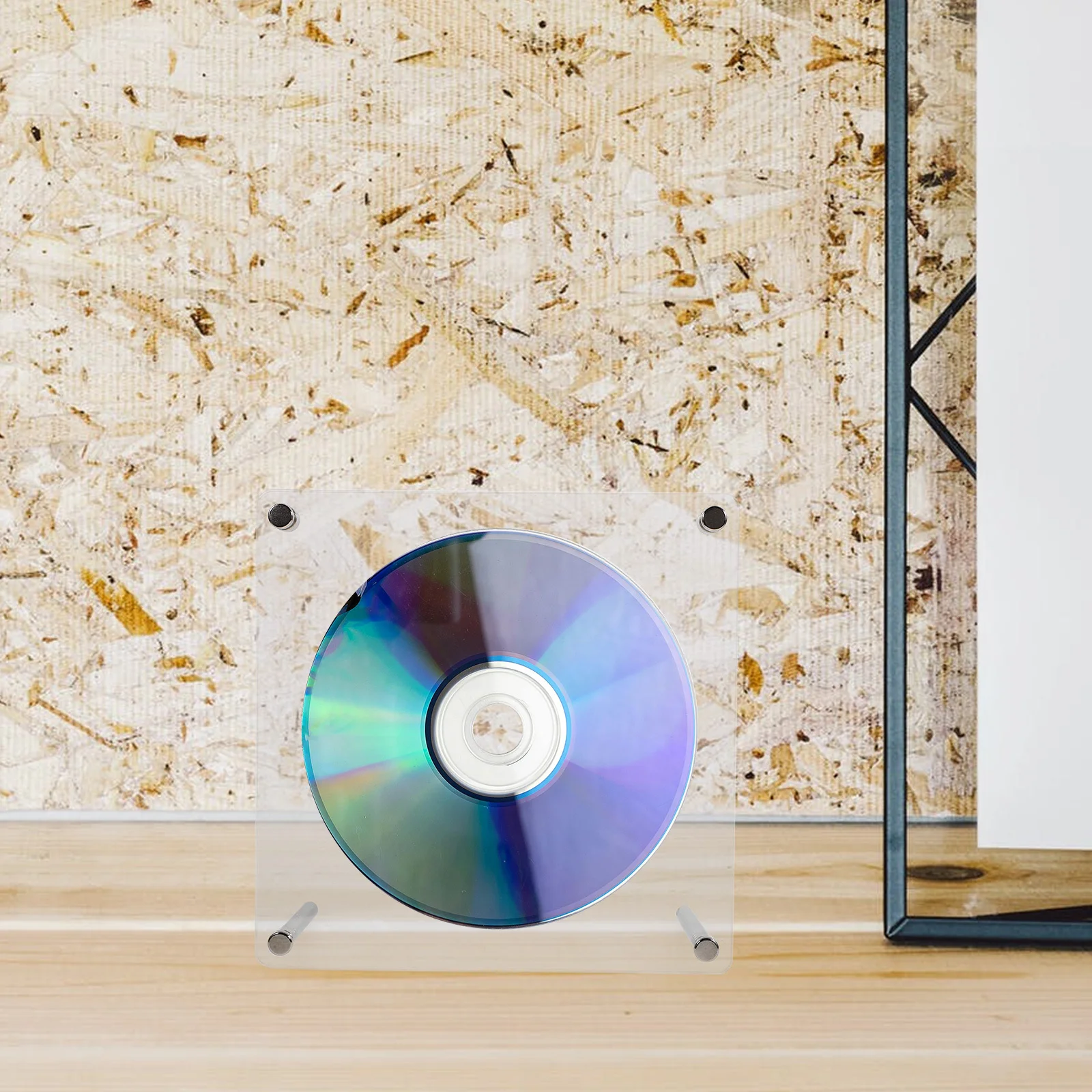 

Cd Stand Rack Acrylic Desktop Blank Display Holder for DIY Crafting Elegant Fine Crafted Tabletop Decorative Piece