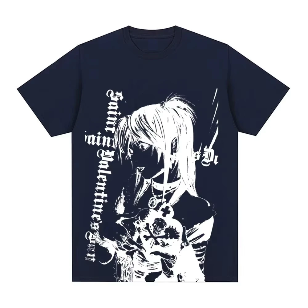 Death Note Casual T-Shirt Cotton Graphic Oversized Unisex T-shirt Streetwear Trendy Cotton New Model Short Sleeves hot product
