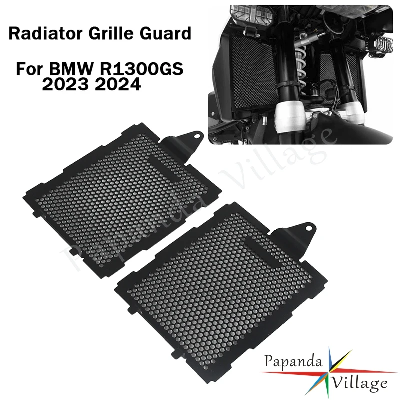 

Motorcycle Adventure Left&Right Radiator Guard Grille Cover Black Shield For BMW R1300GS R 1300GS R1300 GS R 1300 GS 2023-2024