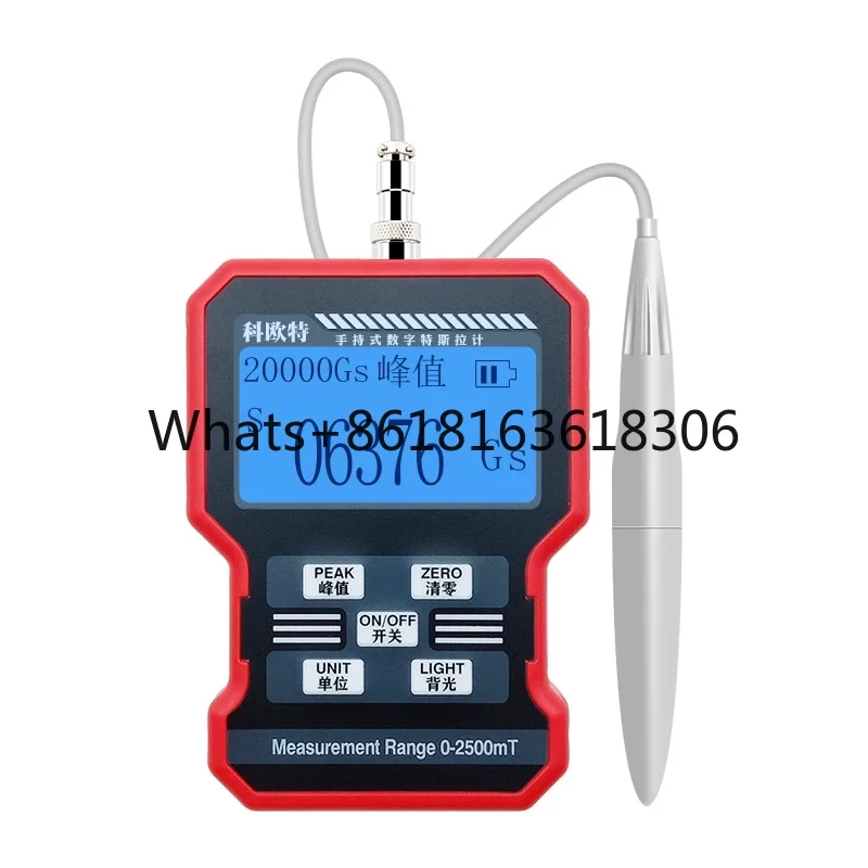 KT-101 Gauss meter magnetic detection instrument magnetic field magnetic measurement instrument handheld digital T esla meter