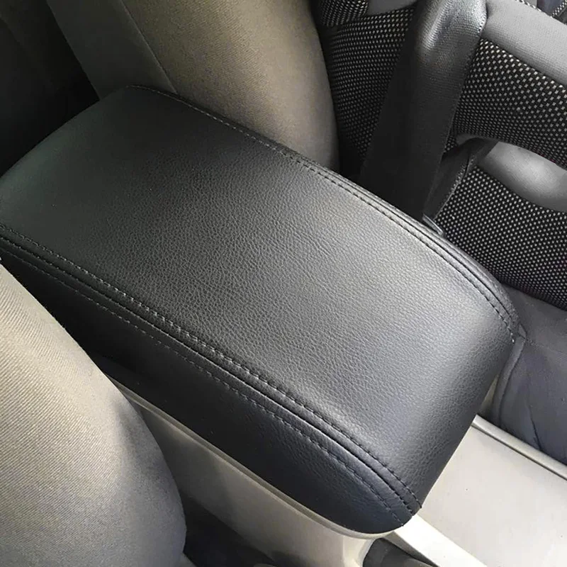Microfiber Leather Center Console Armrest Box Protective Cover No Disassembly Mod Parts For HYUNDAI ix25 2015-2019