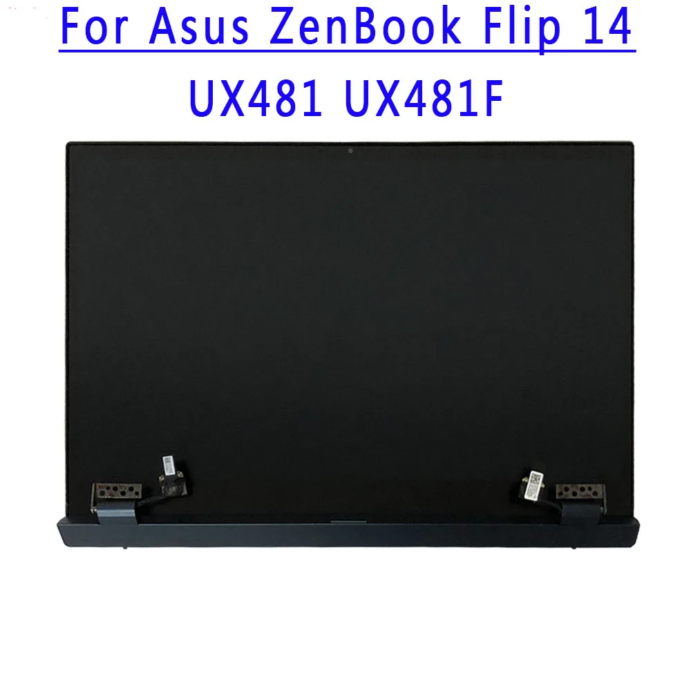 14.0INCH 1920*1080 FHD Upper Part For Asus ZenBook Flip 14 UX481 UX481F series Laptop LCD Panel Touch Screen Assembly Upper Part