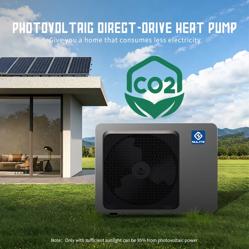 Europe  220V Floor Heating High Temperature  CO2 Hot Water Heat Pump R744