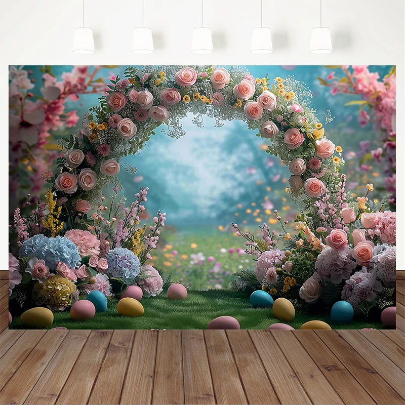 Mocsicka фон для фотосъемки с изображением цветов и двери для детского дня рождения