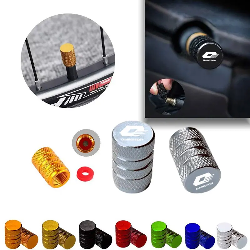 

for QJMOTO QJ SRT 800 800X 800SX 800SRT SRT 800X 800 Universal Aluminum Valve Stem Caps,for Auto & Motorcycle,bicycle Wheels
