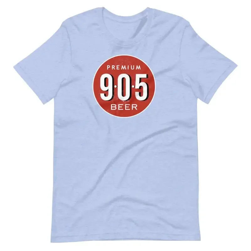 905 Beer Vintage Style T-Shirt Hellblau