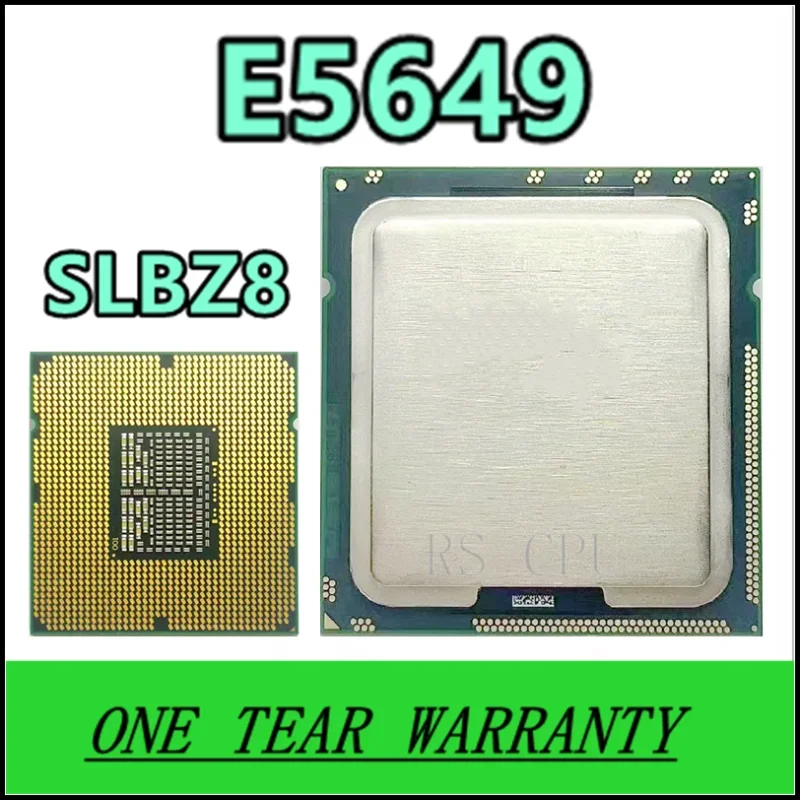 E5649 2.53G Hz 5.86GT/S 6 Core12MB LGA1366 SLBZ8 Prosesor CPU