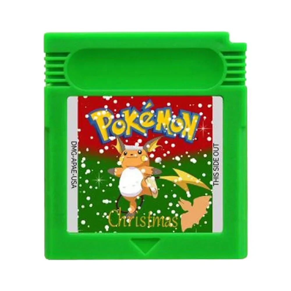 Karta Pokemon GBC 16-bitowa karta do gier wideo Karta konsoli do Gameboy Kolorowa gra klasyczna Zbieraj kolorową angielską wersję