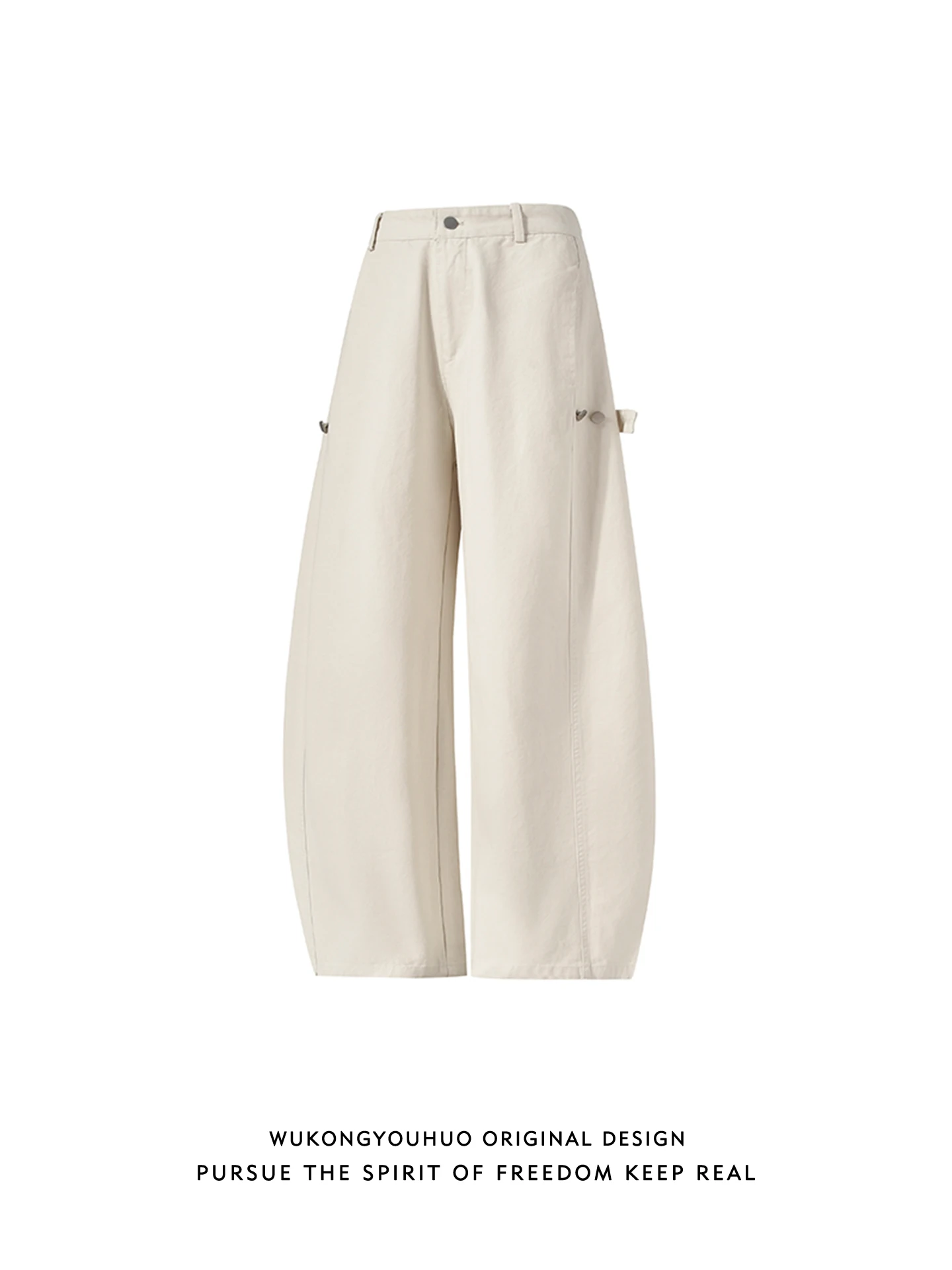 

Мужские повседневные свободные брюки-карго с широкими штанинами в стиле ретро, американские деконструированные брюки с пэчворком, уличная мода, универсальные