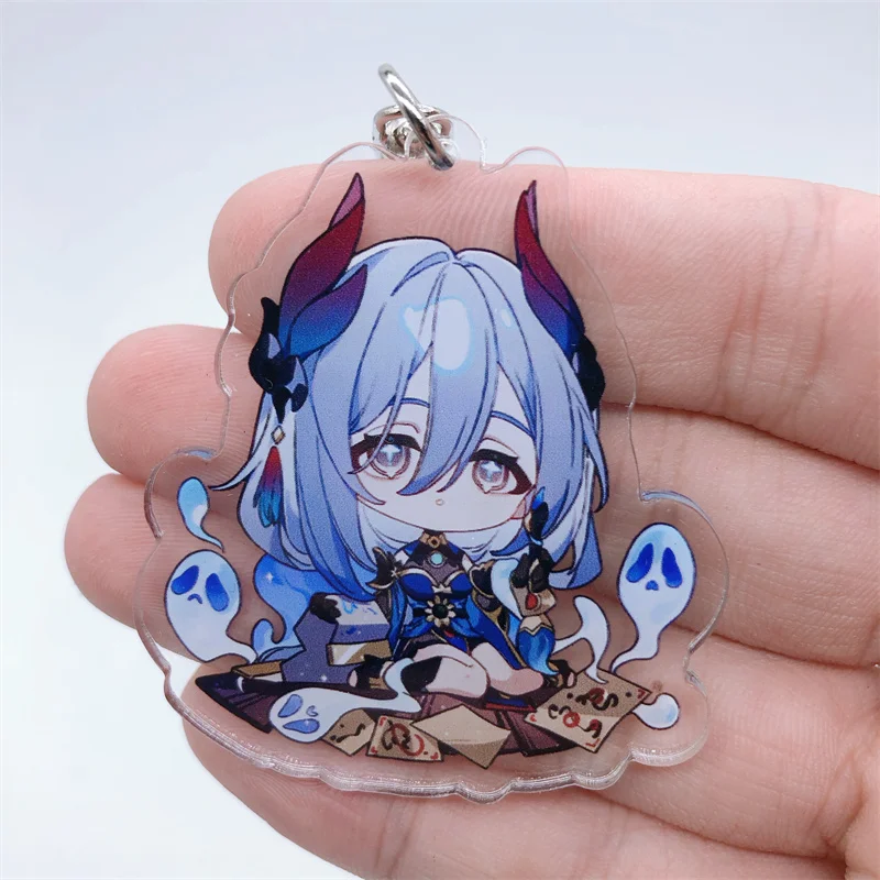 Gioco Honkai: Star Rail Topaz Jingliu HuoHuo guinifen portachiavi accessori Anime Cosplay ciondolo Prop Badge regalo