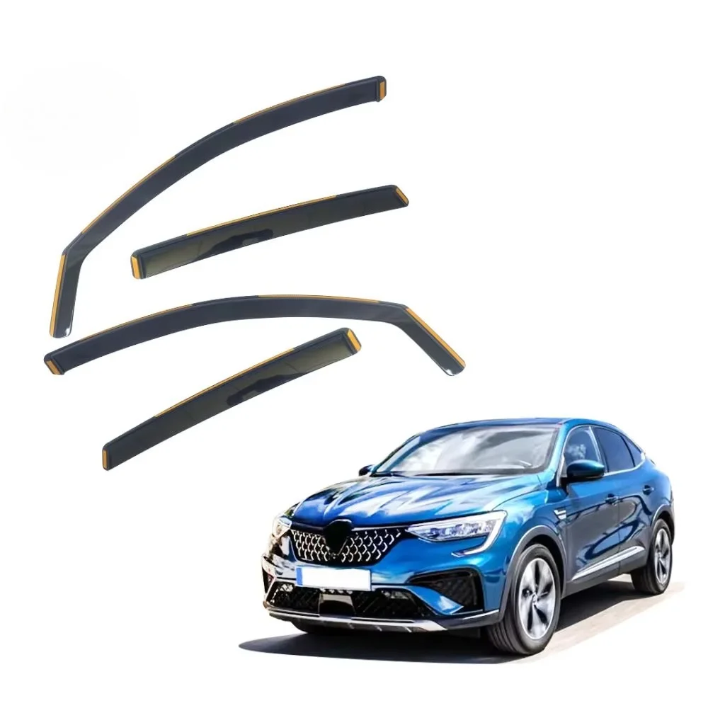 Unbreakable Injection PC In Channel Premium Direct Fit Easy Installation Durable Window Visor For Renault Arkana 2023
