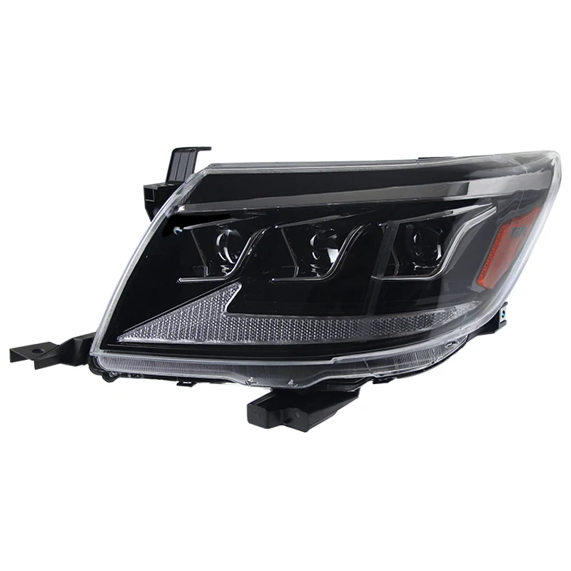 For Toyota VIGO 2012-2014 modified LED daytime running light, flow light, turn signal, lens, headlight assembly