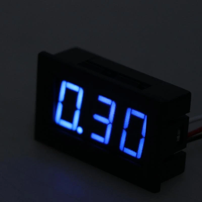 

AP28 Meter 3 Wire for 0~40V Digital Voltmeter Gauge Tester Red LED Display Panel Mount Car Motorcycle Battery Moni