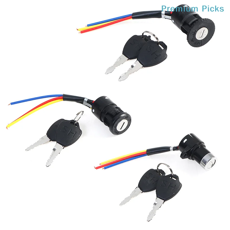 portableUniversal Electric Bicycle Biking Portable Dustproof Cycling Parts for Electric Scooter Ignition Switch Key Power Lock