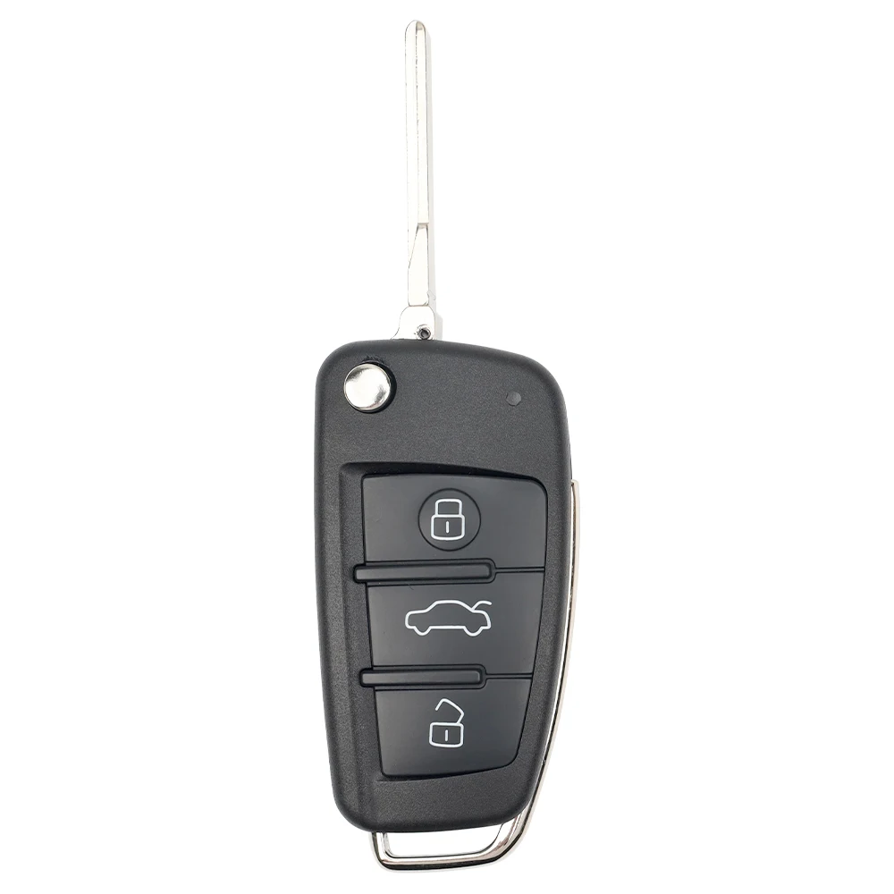 Okey Fernbedienung Auto Schlüssel ID48 Chip 315/433 MHZ Für AUDI A1Q3 A3 TT S3 S1 2005-2016 8P0837220D 8X0837220D Flip Fernbedienung Schlüssel Fob