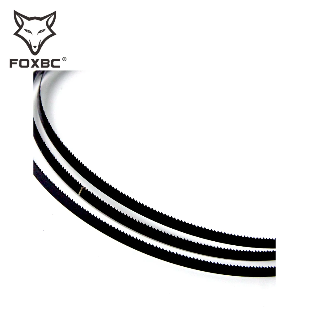 FOXBC 1445mm Band Saw Blades 1445x9.5x0.35mm 4 TPI  for wood cutting Woodworking Tools Accessories 2pcs