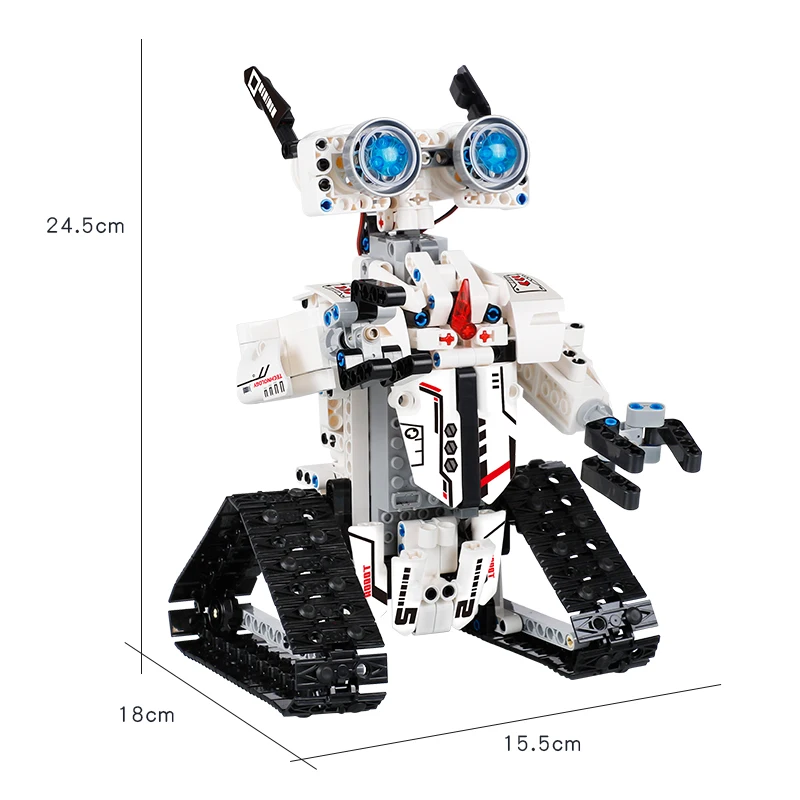 467PCS MOC Technical Idea Toys Control LED Robot Building Blocks DIY Lamp City APP RC Bricks For Kids Toys Gifts Christmas