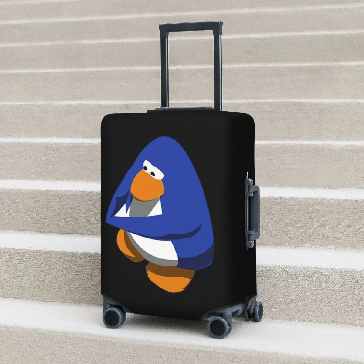 

Club Penguin BOI Suitcase Cover Protection Elastic Travel Luggage Protector Covers for 18-32 Inch