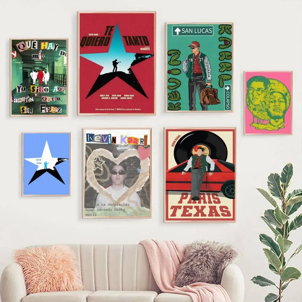 Kevin Singer Kaarl Poster, 1 Stück, Papier, wasserfest, HD-Aufkleber, Schlafzimmer, Eingang, Zuhause, Wohnzimmer, Wanddekoration