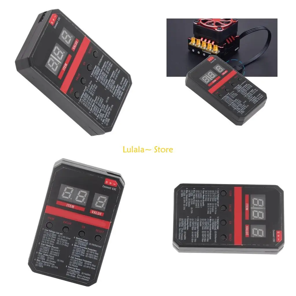 

Y4QA Brushless ESC Configuration Tool With Overheating Accessory Controller