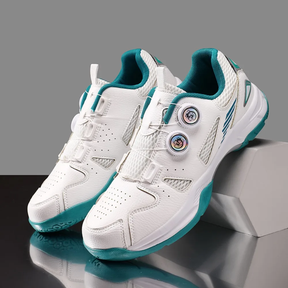 

New Tennis Badminton Shoes Low Cut Casual Sports Shoes Rubber Uppers for Men And Women Double Rotation Buckle Sports Shoes
