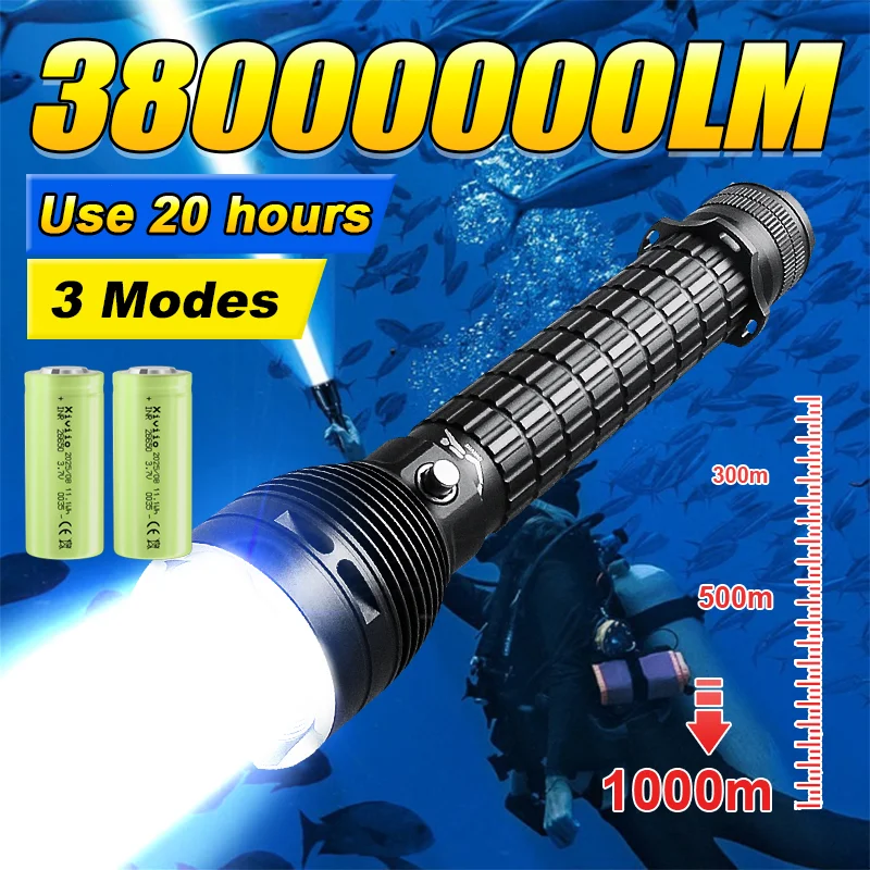 新しい-38000000lm-最も強力な-led-ダイビング懐中電灯プロフェッショナルダイビングトーチ充電式ダイビングランプ釣り水中ランタン