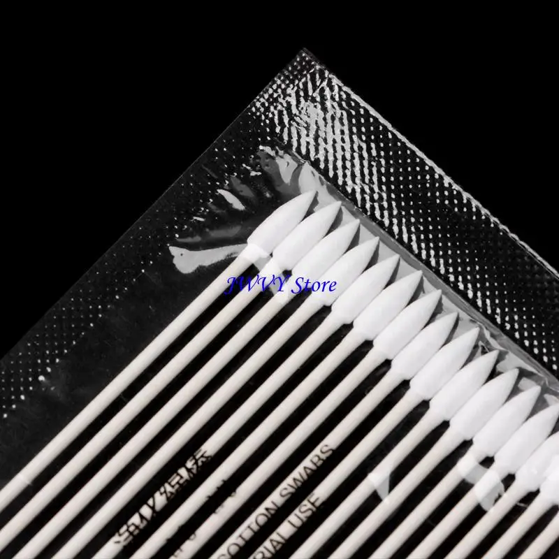 573A 25X Хлопковая одноразовая очистка палочек для порта заряда телефона.