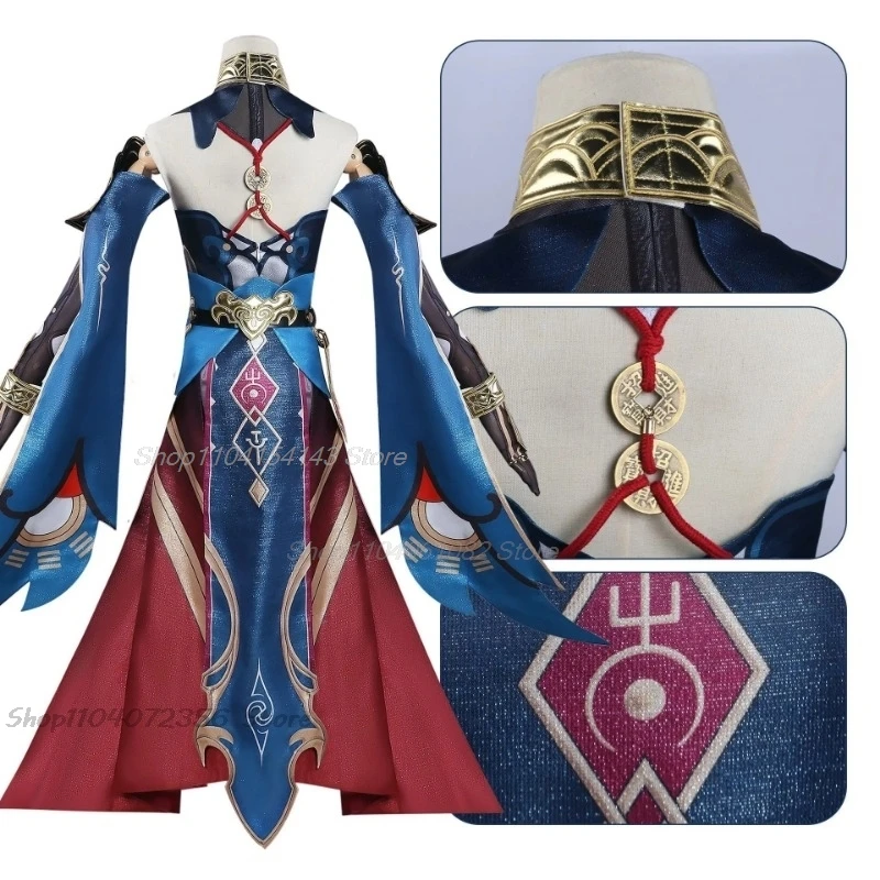 Hanya Cosplay Traje com Peruca Masculina, Honkai Star Rail, Uniforme de Carnaval, Anime Halloween Trajes, Roupas de Personagem do Jogo, Nova Chegada