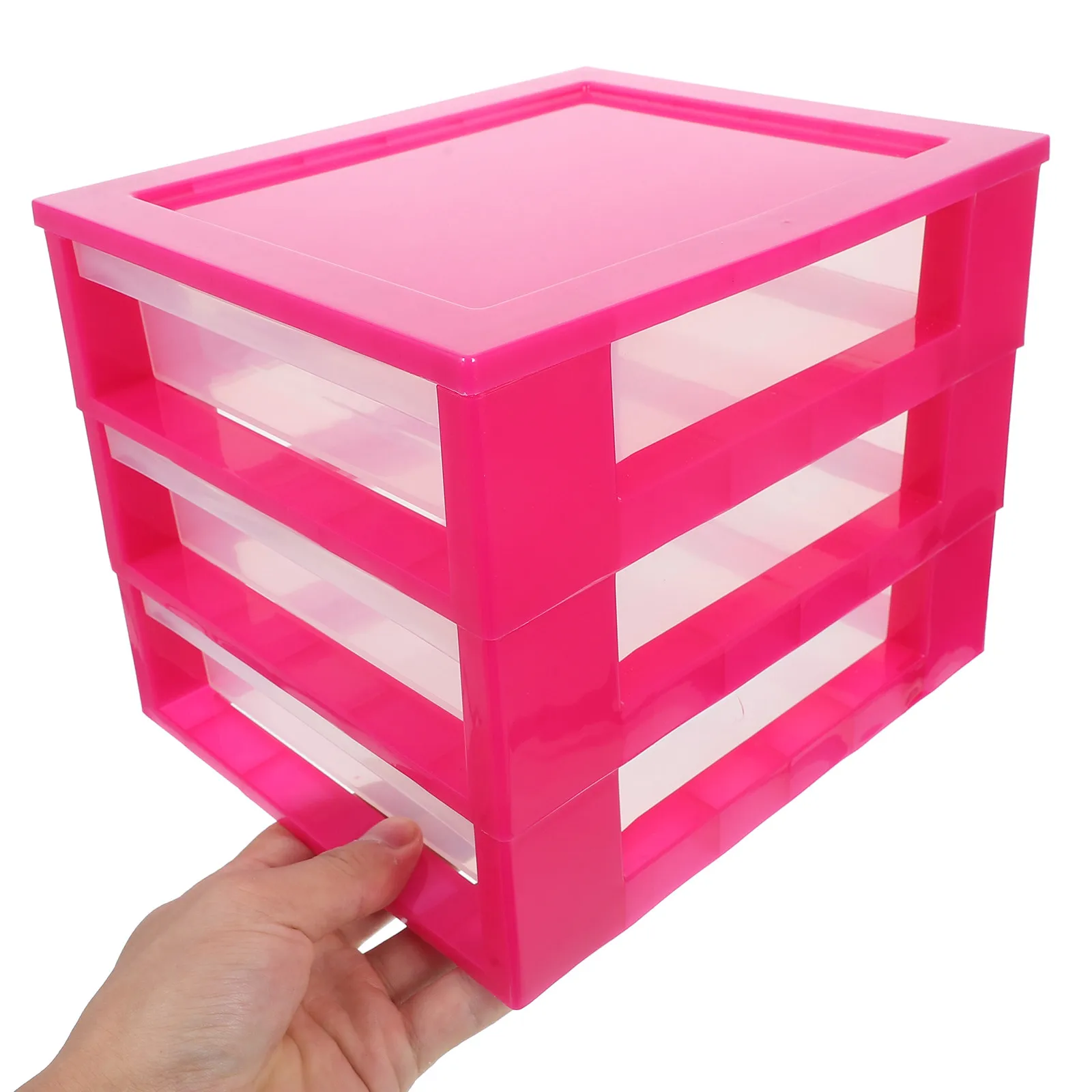 Lightweight Transparent Desktop Drawer Storage Box Mini Plastic Multi Compartment Organizer for Stationery Makeup Cosmetics