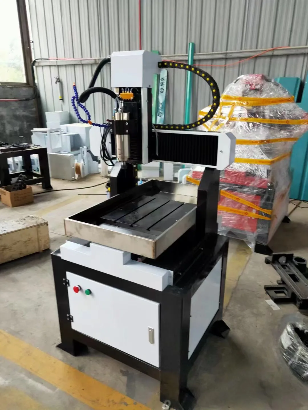 Carving machine cnc router 6060 minitype jade carving machine for Woodworking industry wood router