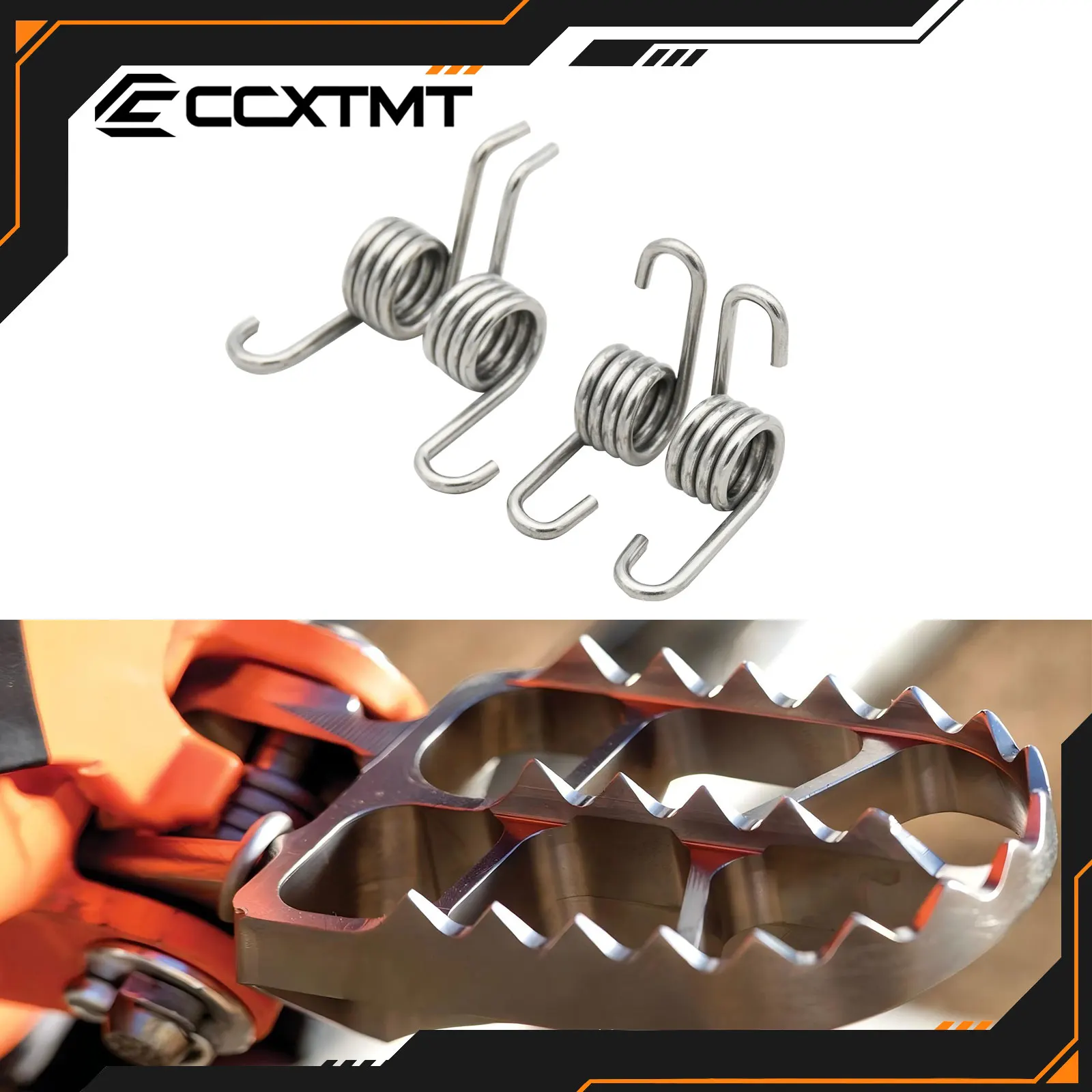 Apoio para os pés da motocicleta, apoio para os pés, mola para ktm sx sxf exc exc xcf xcw xcfw 65-530cc 1998-2014 2015 2016 2017 2018 2019