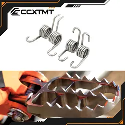 Motorcycle Footpegs Foot Pegs Footrest Spring For KTM SX SXF EXC EXC XC XCF XCW XCFW 65-530cc 1998-2014 2015 2016 2017 2018 2019