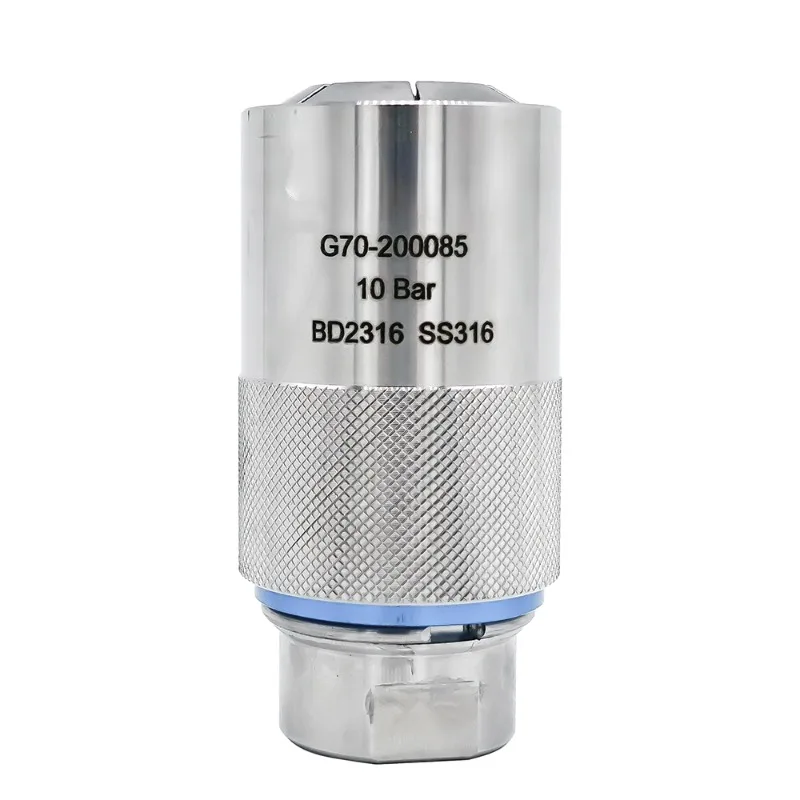 Quick Connector Gripseal G70 External Custom Tube Feature Connections for Automotive Engine Motor Cylinder Leak Tests