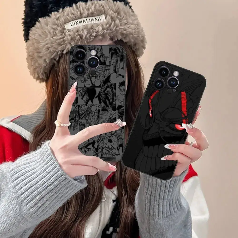 

Comics D-Dandadan Phone Case For iPhone 16,15,14,13,12,11,Pro,XS,Max,XR,Plus,E,SE4,Mini Black Fashion Cover
