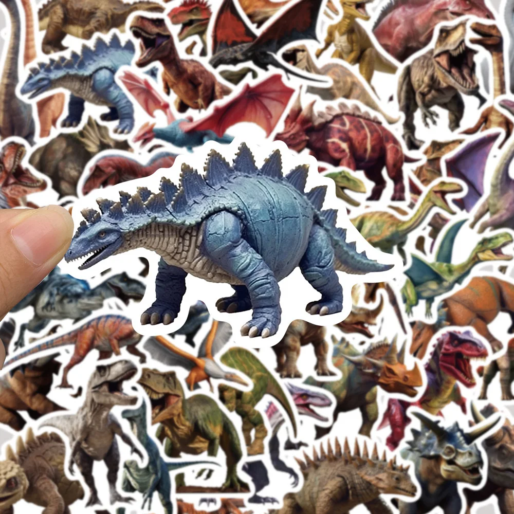 10/50PCS Cool Jurassic Park Movie Stickers Dinosaur Decals Skateboard Scrapbook Phone Notebook Suitcase Laptop Fridge Sticker