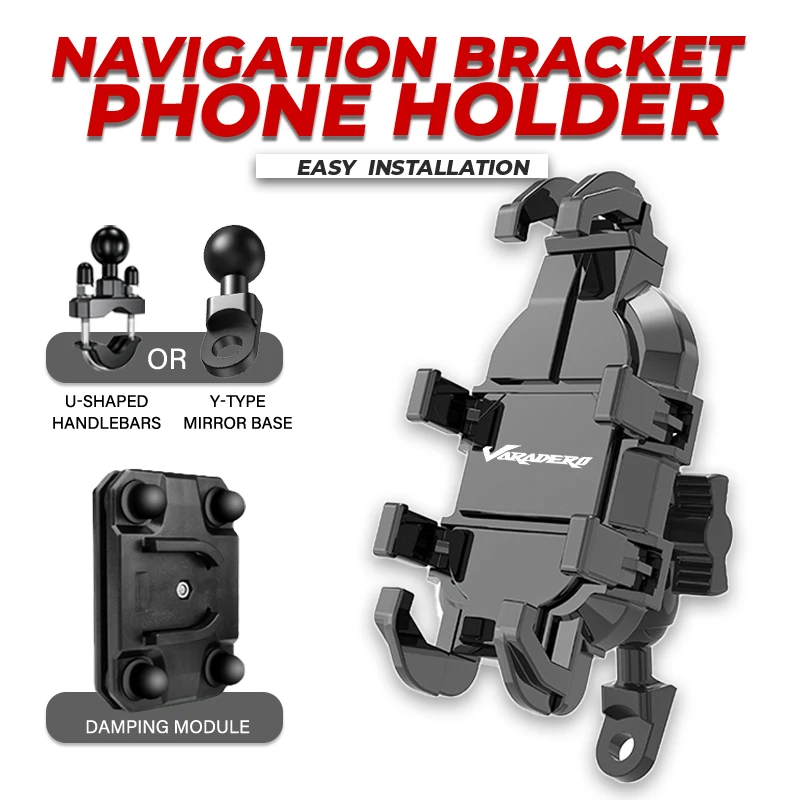 

Motorcycle Phone Holder Riding Navigation Bracket Shockproof For Honda Varadero XL1000 Varadero1000 Accessories