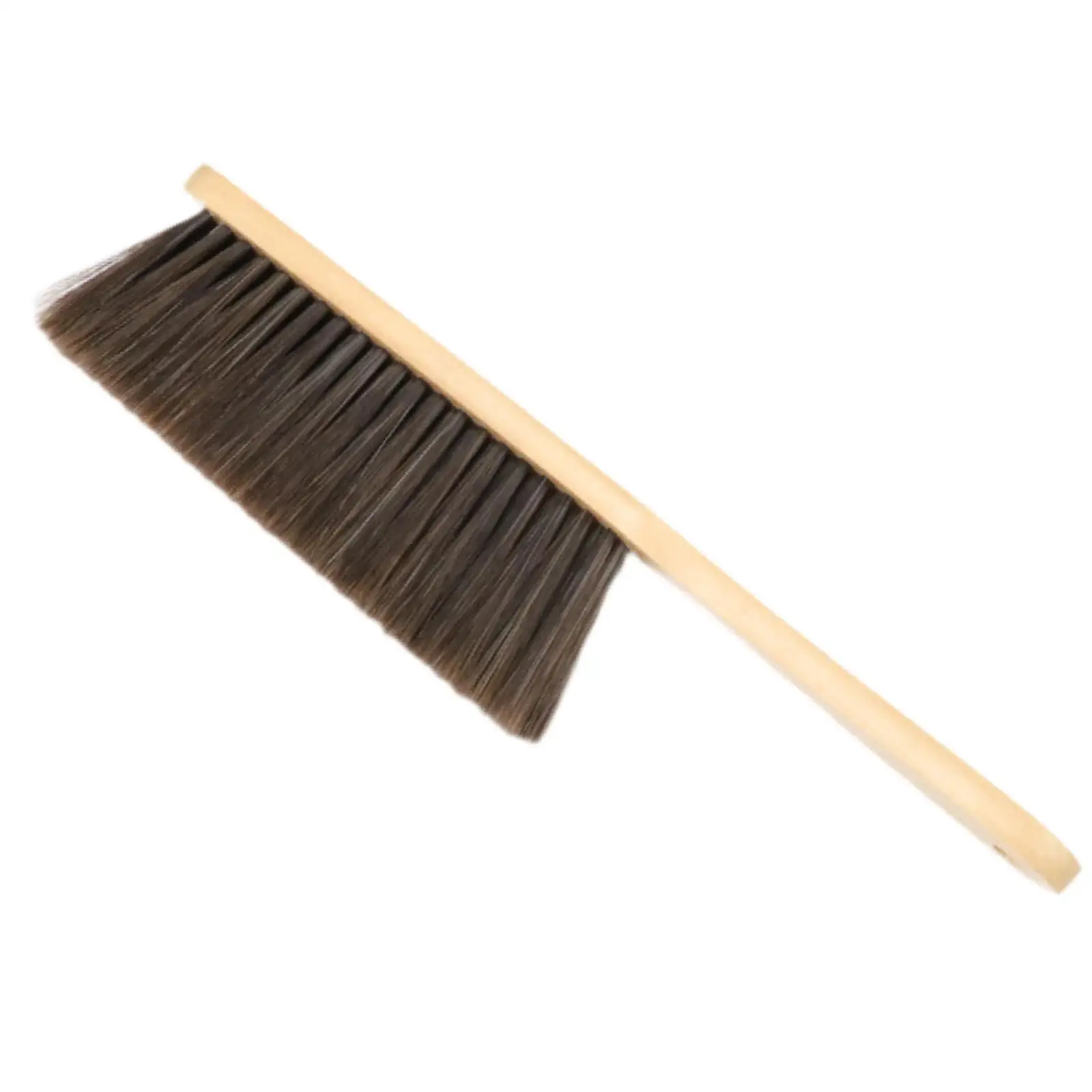 Hand Broom Cleaning Brush Soft Bristles Dusting Brush for Cleaning Car/Bed/Couch/Sofa/Garden/Furniture/Clothes,Wooden Handle