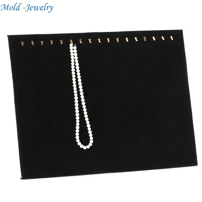 

69HB Black 17 Hook Necklace Jewelry Tray Display (17 Hook Necklace)