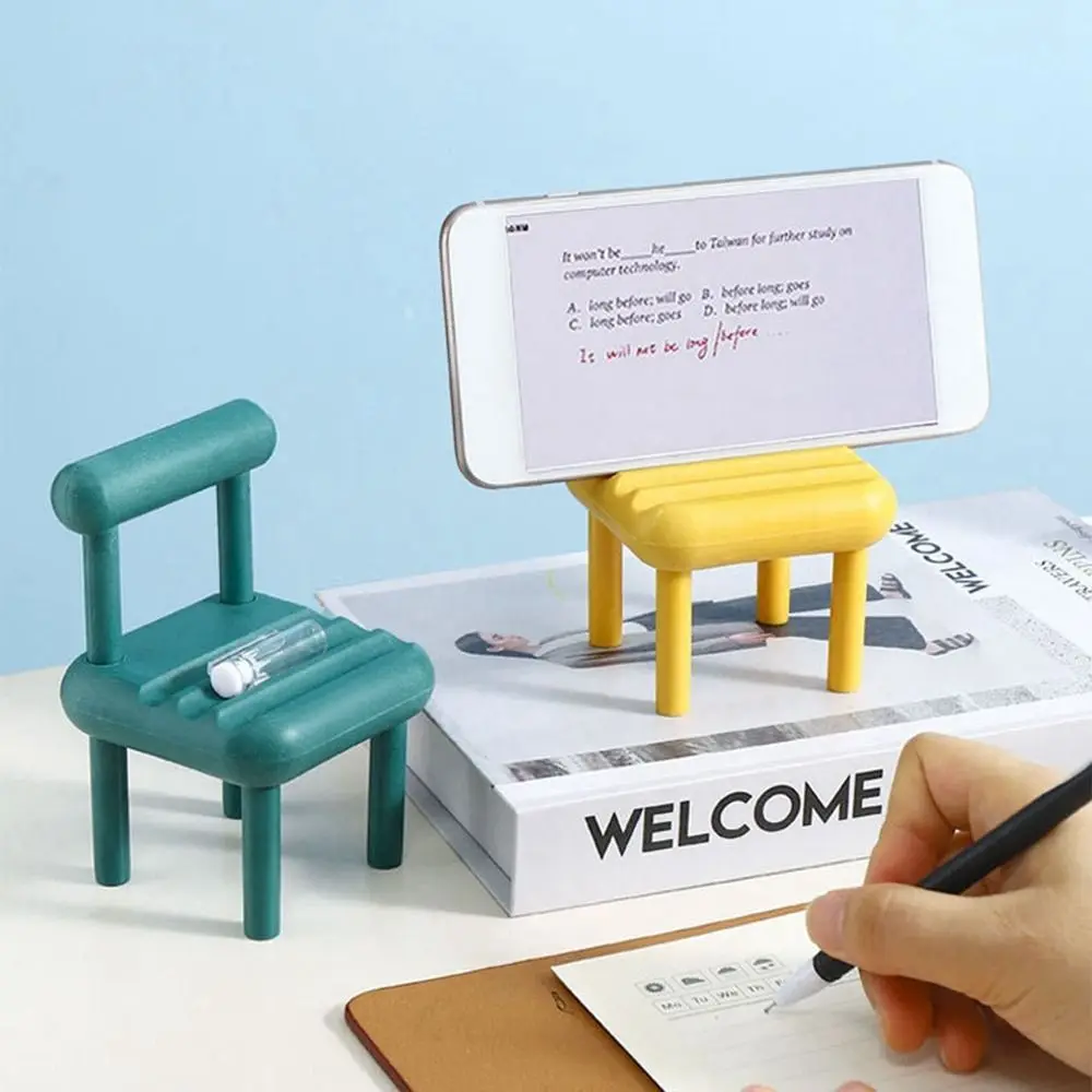 قابل للتعديل حامل هاتف المحمول ، متعددة الوظائف البلاستيك كرسي حامل الهاتف ، الإبداعية لطيف الهاتف الخليوي قوس ، جديد