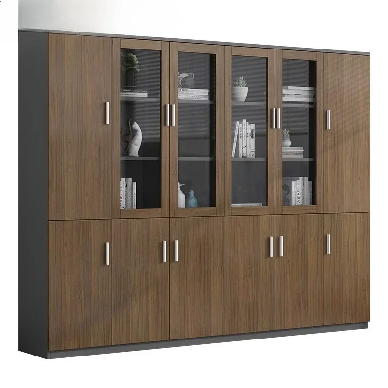 خزانة ملفات ممتازة، خشبية عالية وبسيطة وحديثة، خزانة ملفات، خزانة بيانات، خزانة كتب، مكتب #2