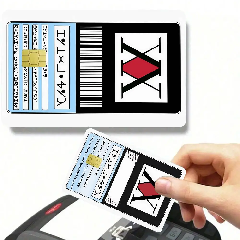 

Hunter License Credit Card Skin Stickers For Bank Card Bus Metro Card Sticker Waterproof Women Gift Beautify Decorate