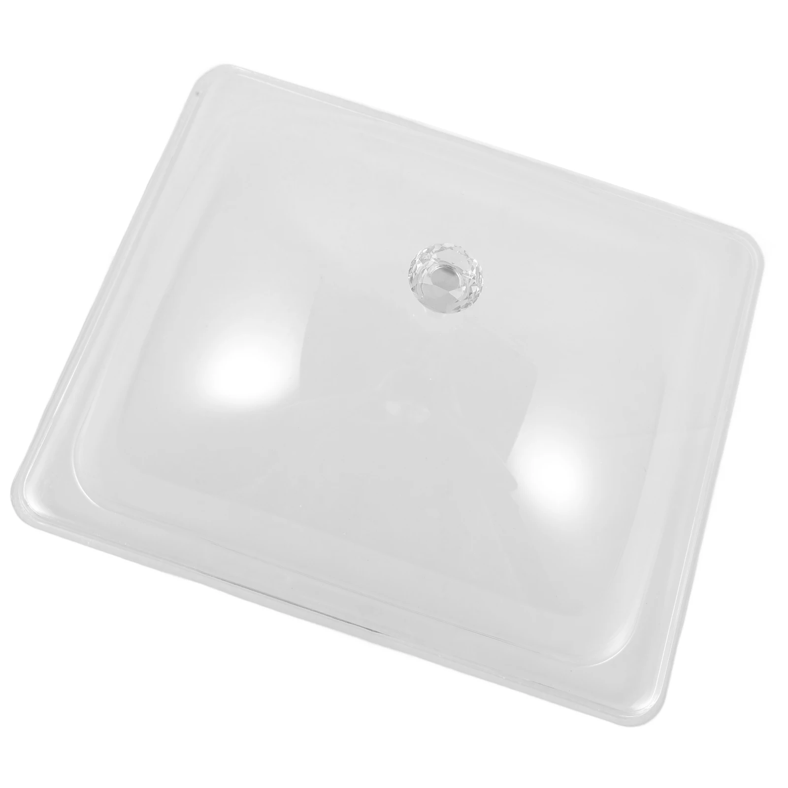

Transparent Cake Covers Round Food Dome Plastic Dessert Protective Meal Plate Lid Dustproof Vegetable Cover ClearReusable Simple