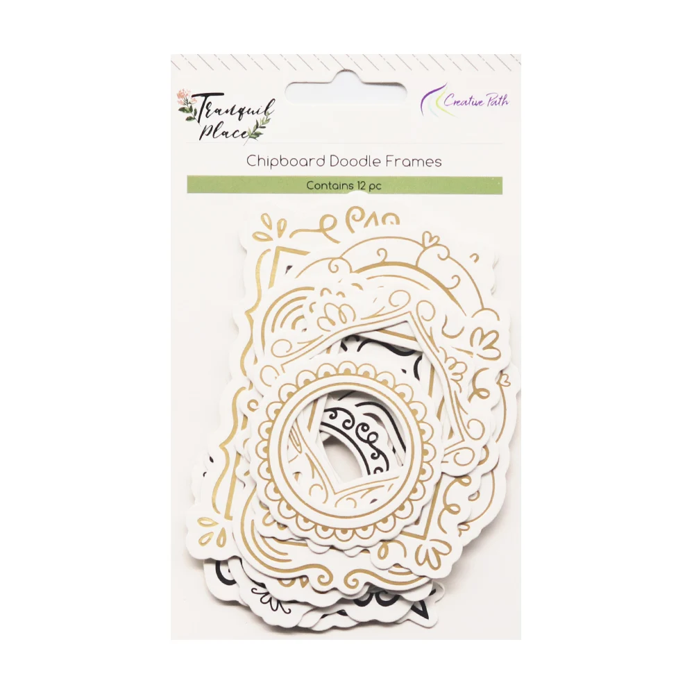 Creative Path Hollow Scrapbooking-Rahmenaufkleber, quadratisch, rund, Deko, dicker Kartonrahmenaufkleber für Bastelarbeiten, Planer, Journaling – Detail 14