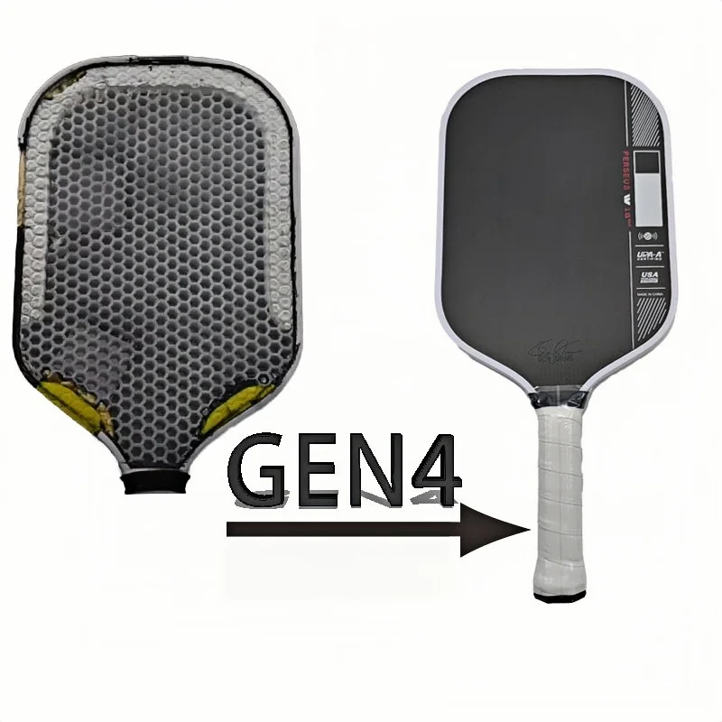 

Новинка 2023 года Ben Johns Perseus Pro IV Pickleball Paddle 14 мм/16 мм GEN 4 TFP с пенопластовым сердечником и поверхностью из углеродного волокна Toray T700