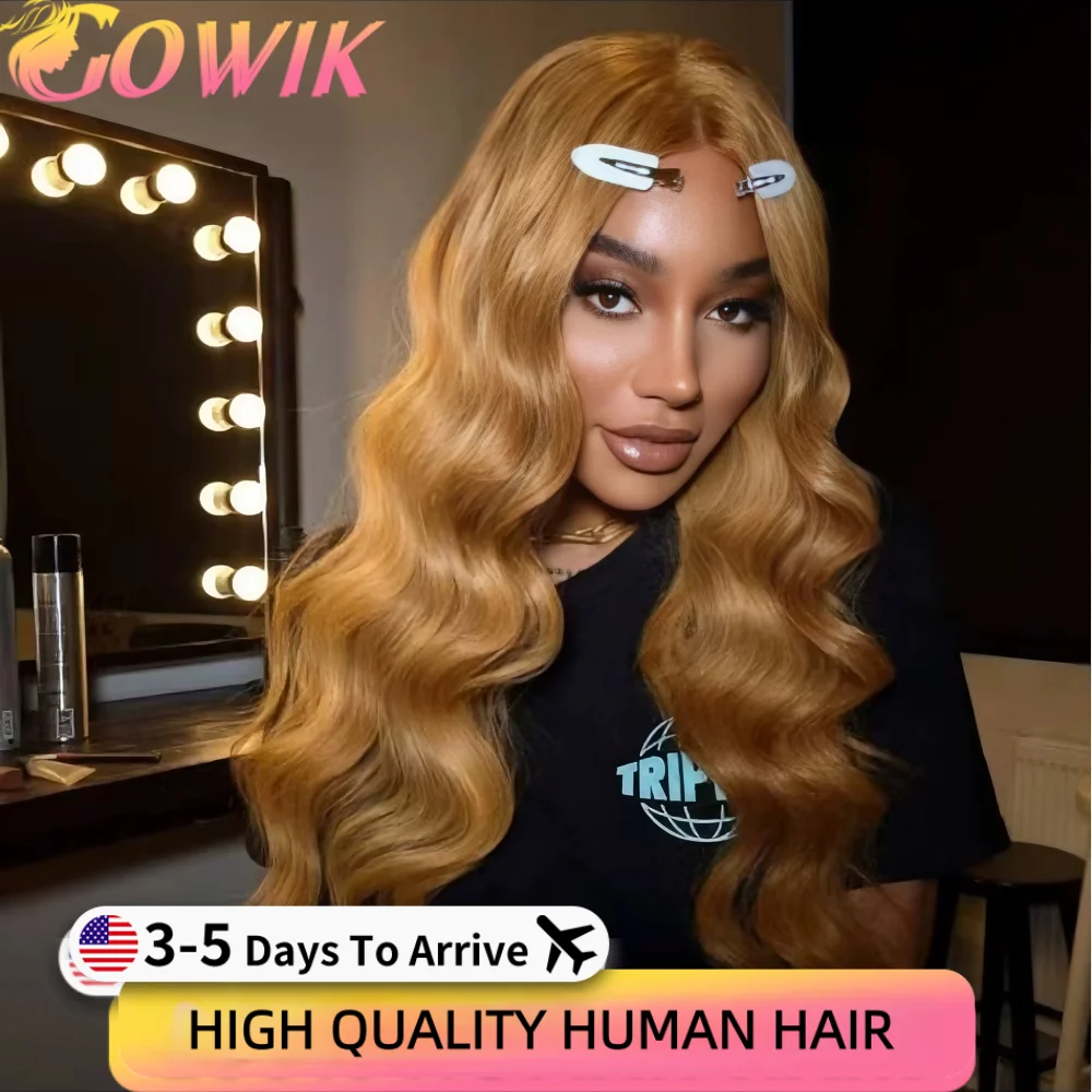 250 Density Honey Blonde Body Wave Human Hair Wig 30 Inch 13x6 Hd Lace Frontal Wig For Women Real Human Hair Wig Pre Plucked