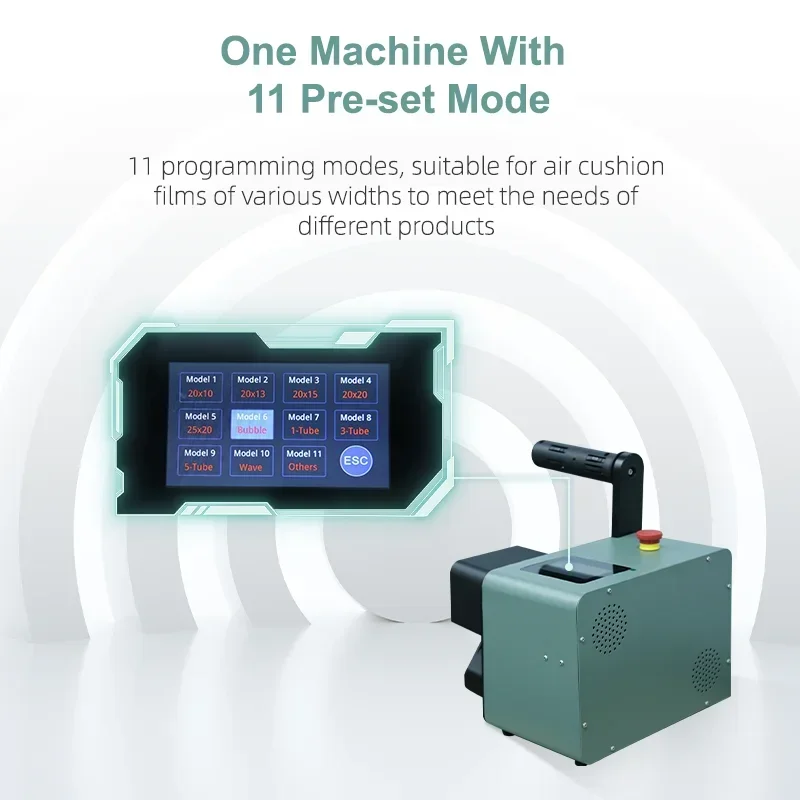 

БестселлерLA600, экономичный новый дизайн, без ремня, 23 м/мин, постоянный наполнитель, недействительная упаковка, надувная сумка, воздушная пузырьковая подушка, пленочная машина