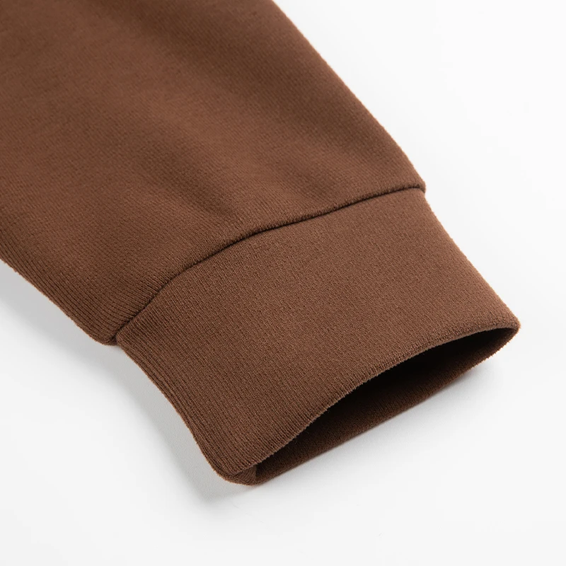 سترة بغطاء للرأس بياقة جديدة وشعار مطبوع مخصص لكل من الرجال والنساء بأكمام طويلة وملابس العمل ومطرزة بالقميص الثقافي