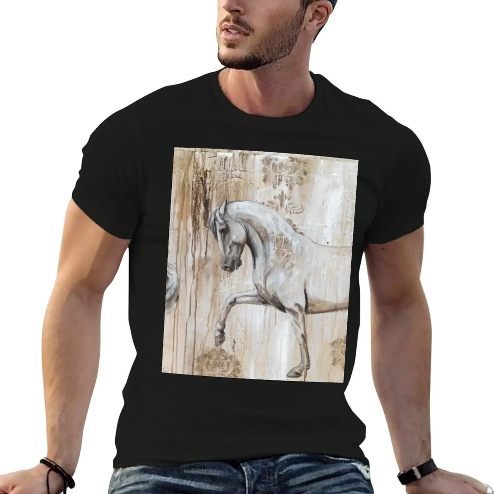 Dancing with Baroque T-Shirt graphic shirts hippie clothes street wear oversized t shirt men