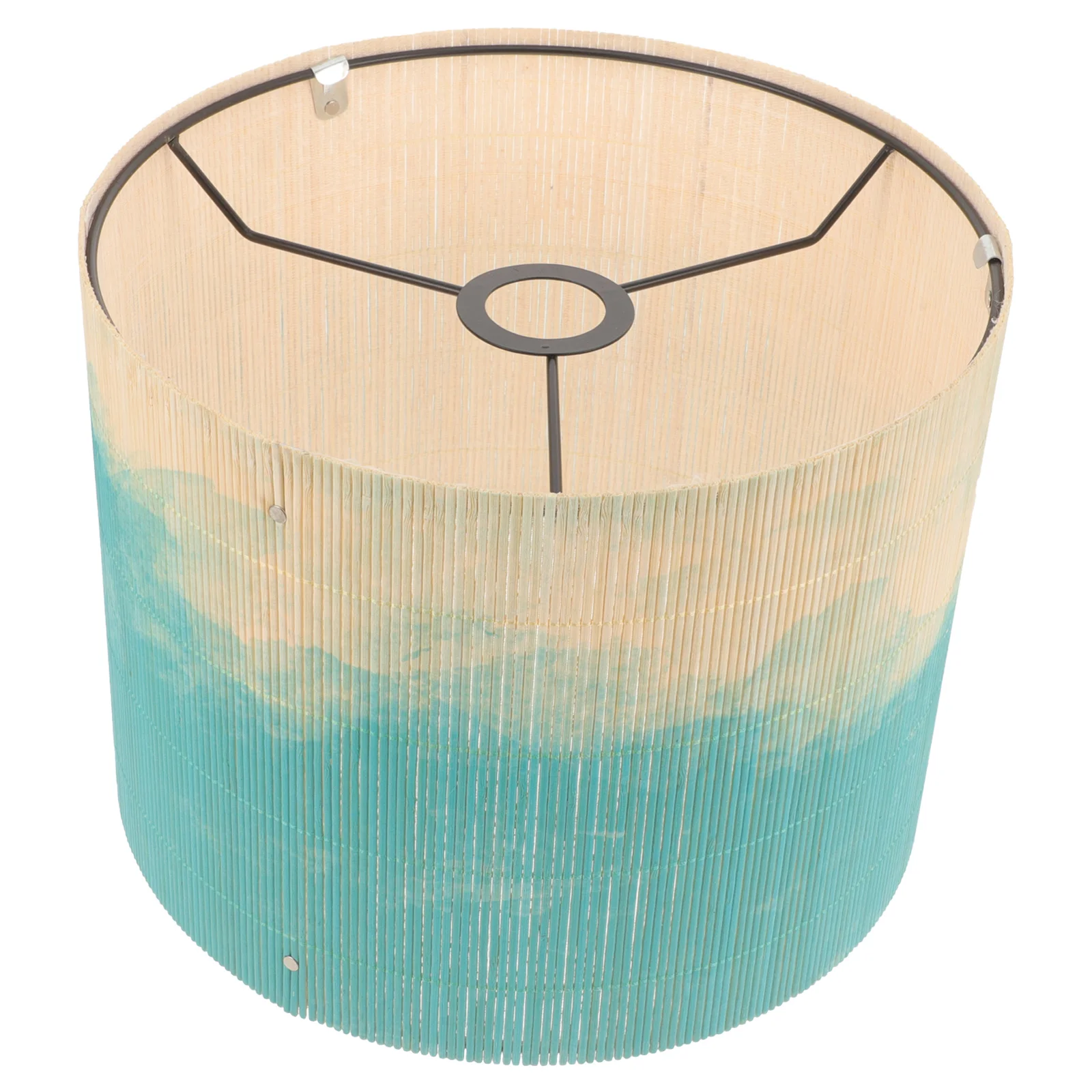 

Bamboo Lampshade Watercolor Printing Large Table Light Cover E27 Socket Pendant Shades Home Decor Replacement Vintage