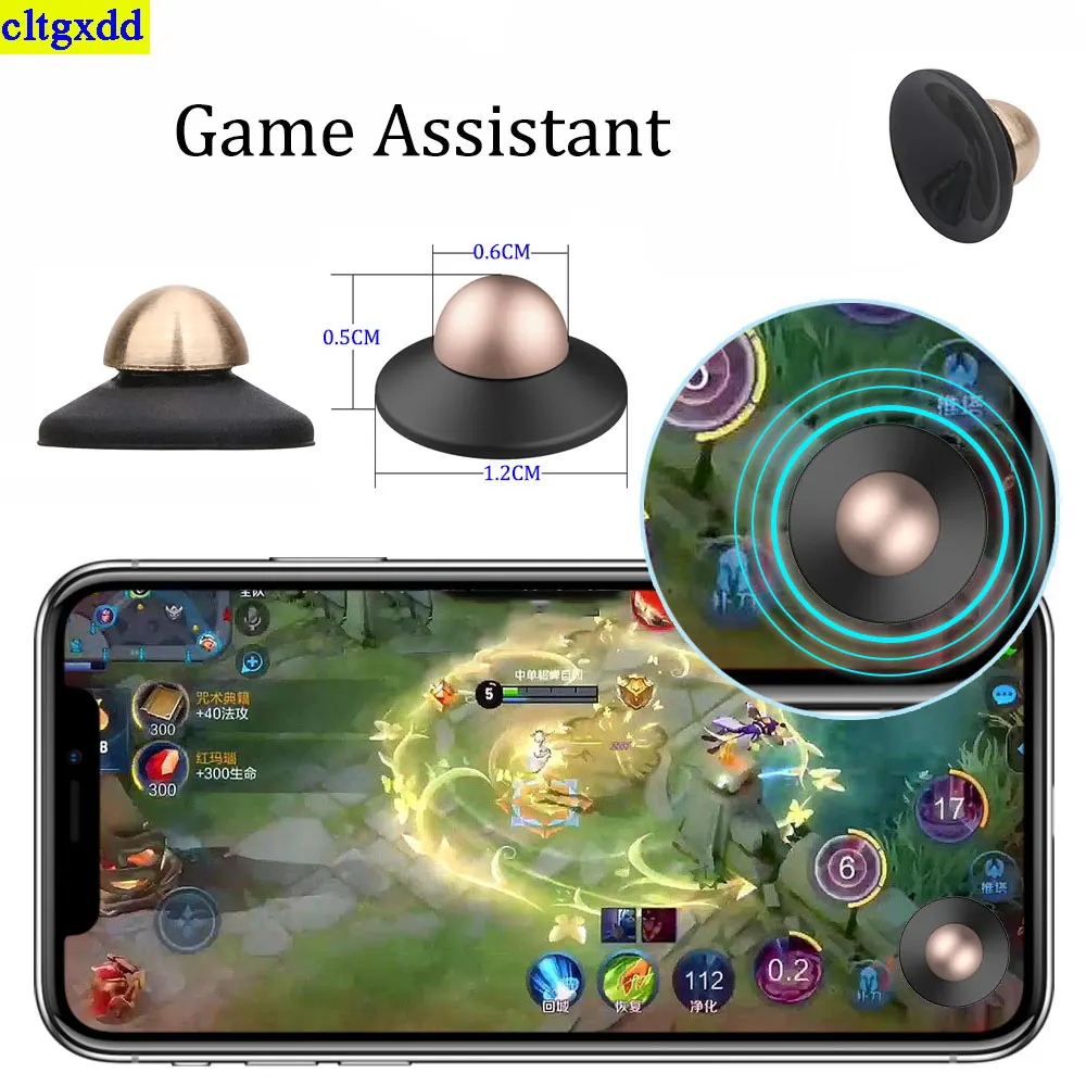 

cltgxdd 1piece is suitable FOR mobile phone screen trigger button suction cup mobile game target shooting button portable joyst